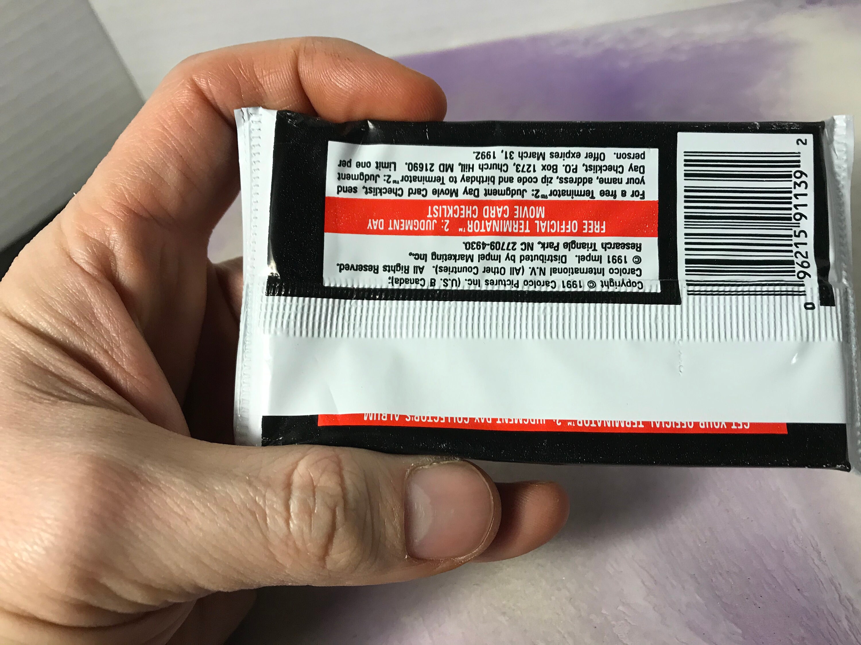 ヴィンテージ T2 ターミネーター2 トレーディングカード 1990年代 未