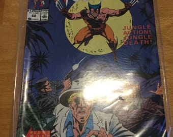 Vintage Marvel Comics Presents Wolverine #62 (1988) Rare Vintage Comic Book