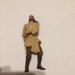 1998 The Phantom Menace Star Wars Vintage Hasbro Naboo Qui-Gon Jinn - Episódio 1 Star Wars Loose Figure Lote 2