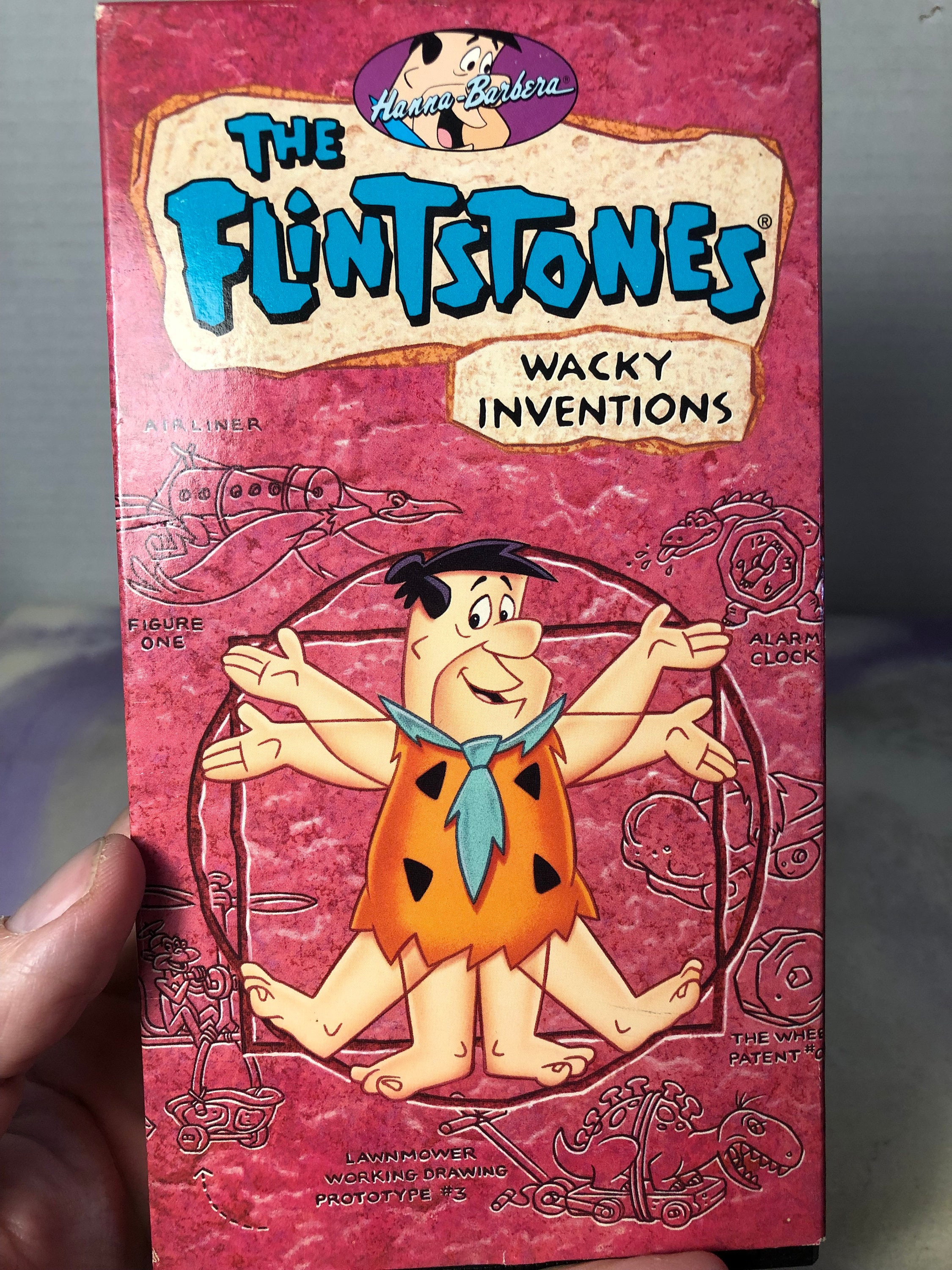 Vintage the Flintstones- Wacky Inventions VHS Cassette Tape