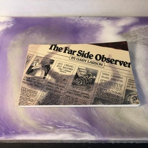 Vintage The FAR SIDE OBSERVER By Gary Larson ~ The 8th Collection / Softcover Vintage Book 1980&#39;s Nostalgia