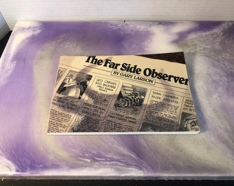 Vintage The FAR SIDE OBSERVER By Gary Larson ~ The 8th Collection / Softcover Vintage Book 1980's Nostalgia