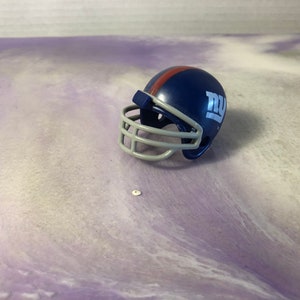 Vintage NFL Mini Helmet Vending Machine Toy Helmet - New York Giants - Awesome 1980&#39;s NFL Helmet Nostalgia Cake Topper