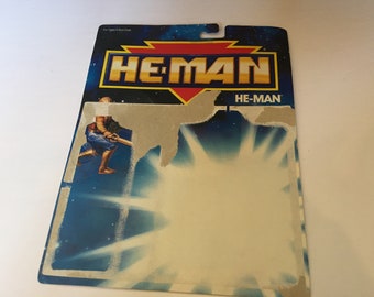 Vintage Rare Masters Of The Universe 1989 He-Man Card Back Only Rare Vintage MOTU Nostalgia