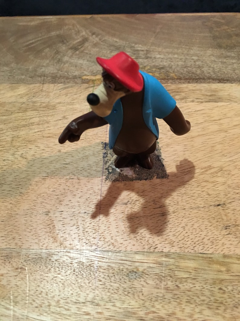 4 Inch Br/'er Bear figure PVC Cake Topper Rare Vintage Toy Disney Nostalgia figure! Vintage Disney Song of the South