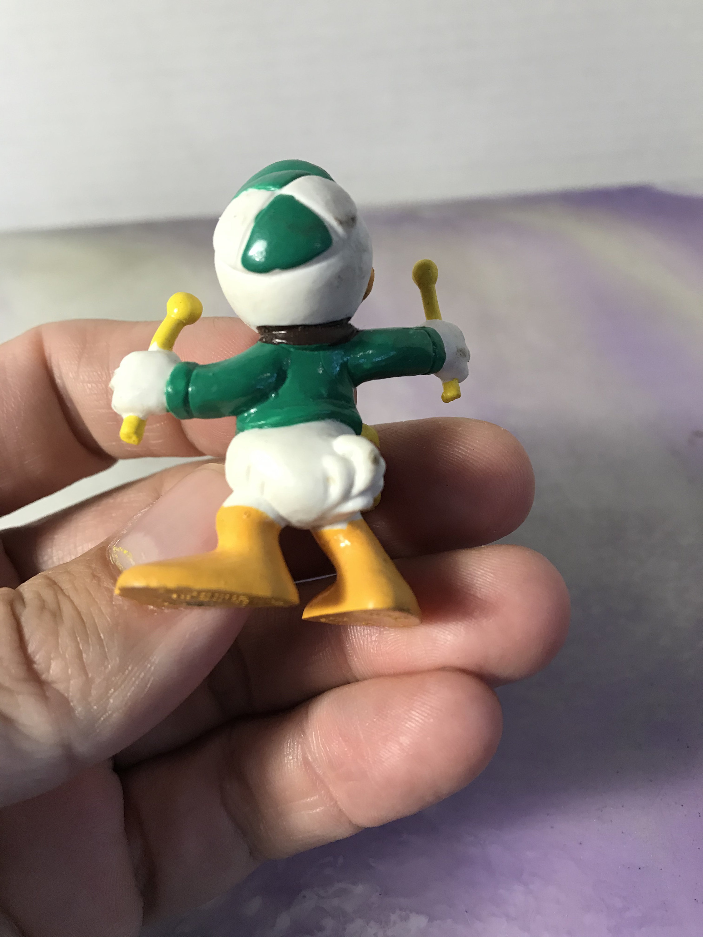 ヴィンテージ レドラプラスチック＜ダックテイルズ ルーイ ソフビ