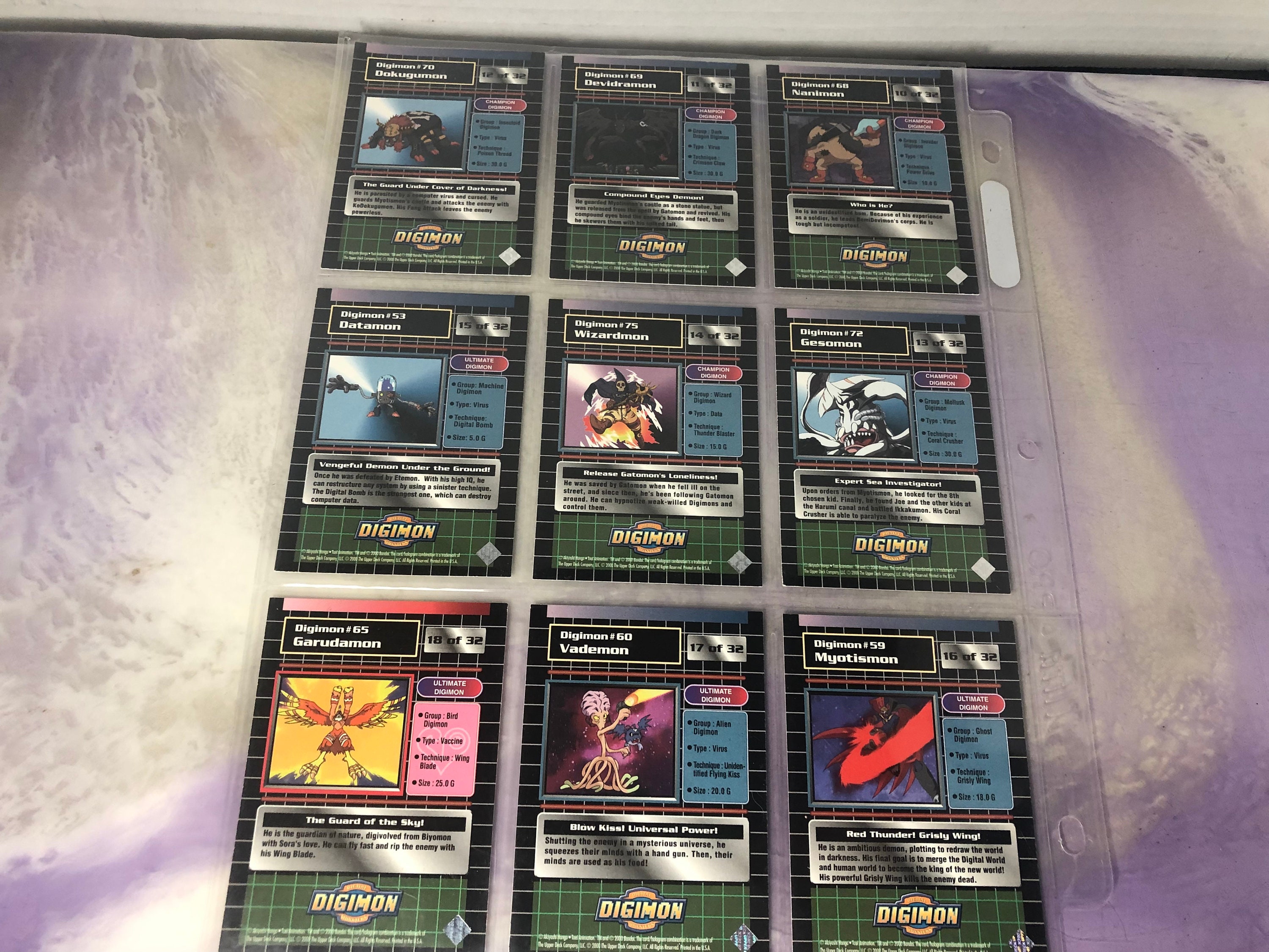Original 1999 Bandai Digimon Trading Cards  139 Card Vintage Bundle With  Foil & Regular Cards Bandai Digivice Digimon TV & Movie Character Toys