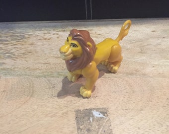 Vintage Lion King Figure Mufasa Burger King Action Figure! Disney Lion King Figure Cake Topper! Lot 4