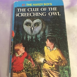 The Clue of the Screeching Owl by Franklin W. Dixon THE HARDY BOYS 41 1966 Rare Vintage Book!