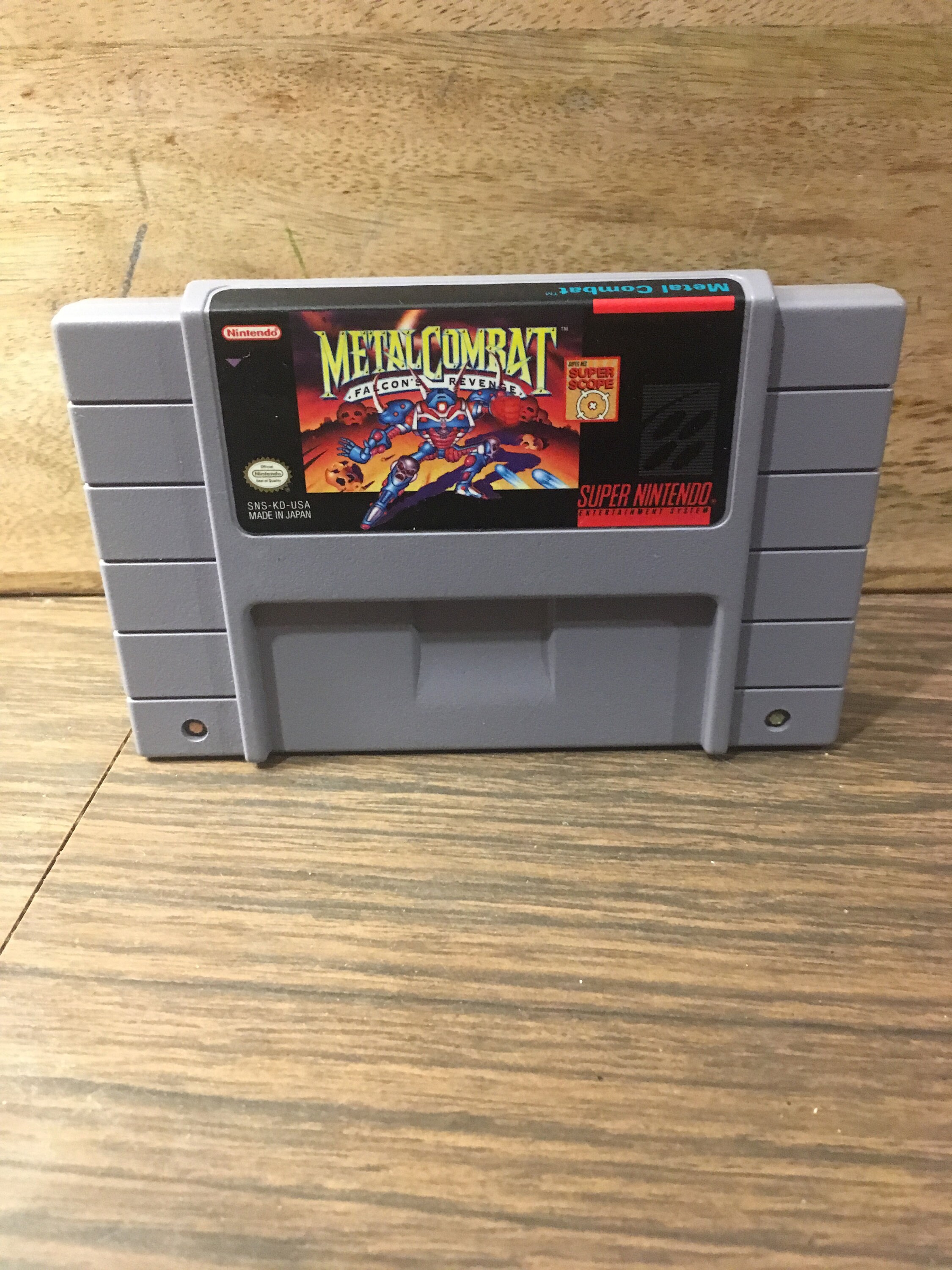 Forkert Udled køleskab Vintage Metal Combat Super Nintendo SNES Video Game Rare - Etsy Sweden