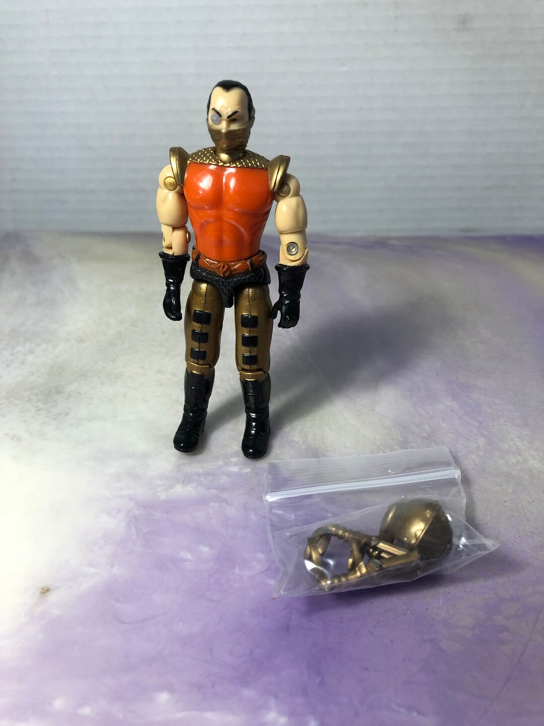 Vintage ARAH 1990 OVERLORD V1 GI Joe Cobra Action Figure