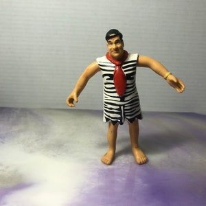 Vintage Flintstones FRED FLINTSTONE Bendable Figure / Cake Topper ! Vintage Toy Rare 90's Nostalgia!