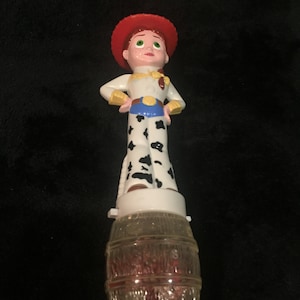 Vintage Disney Pixar Toy Story Burger King Toy - PVC Figure - Jessie Candy Holder - Rare Vintage Toy Story Cake Topper Figure 90&#39;s