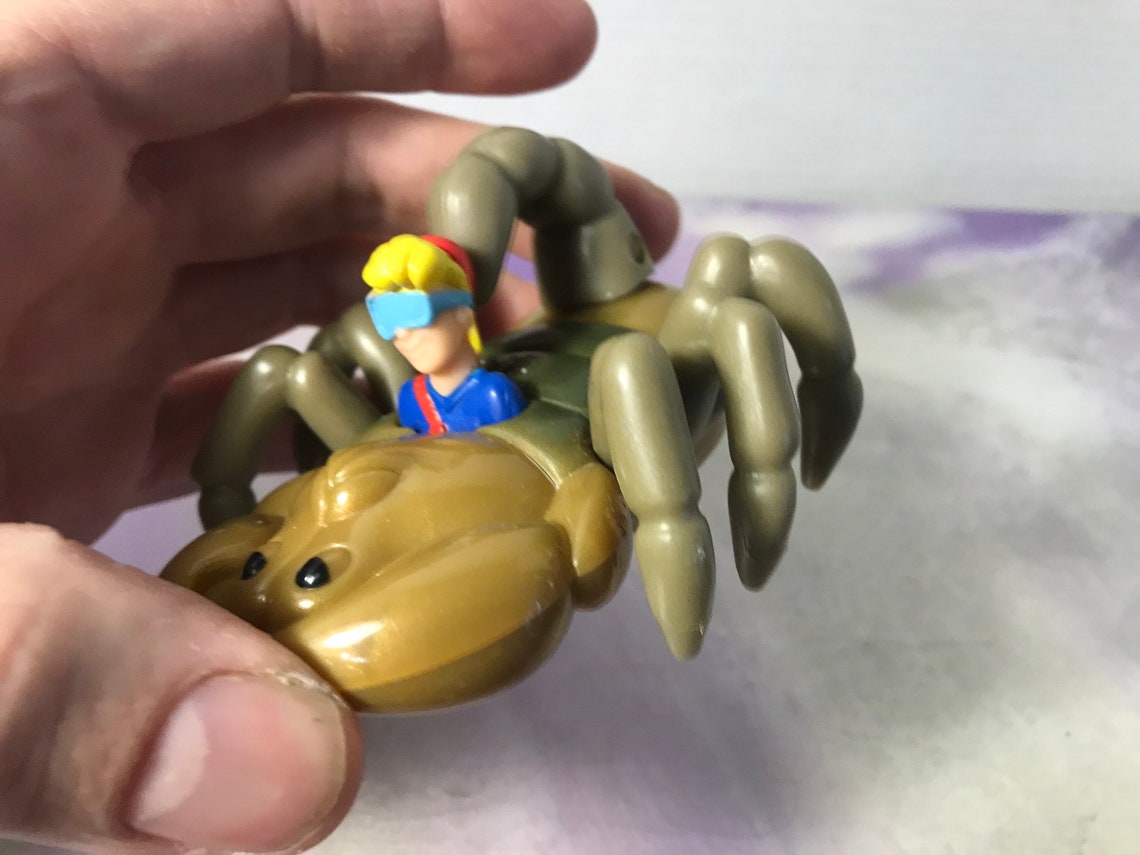 Vintage 1998 Burger King Kids Club Bug Riders KID Vid Scorpion Wind up ...