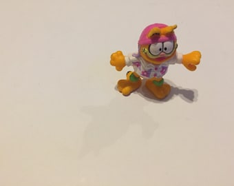 Vintage 1980's Garfield PVC Figure Skateboard Nostalgia MCDONALD'S Vintage Happy Meal Toy Rare Nostalgia Lot 2