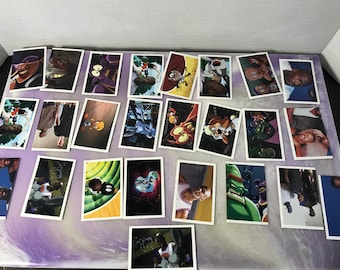 Lote de 25 adesivos vintage Baio Space Jam de 1996, adesivos de filmes Michael Jordan e Warner Brothers - novos