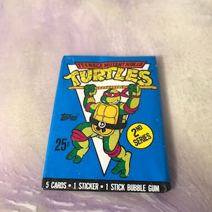 Vintage - GLOEDNIEUW - 1990 TMNT Series 2 - Teenage Mutant Ninja Turtles Trading Cards Pack - Awesome 80s / 90s Nostalgia!