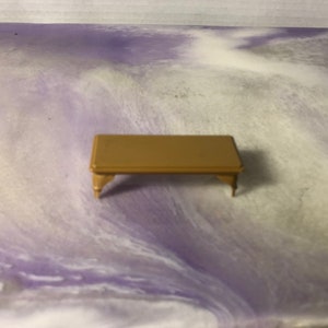 Vintage 1970&#39;s Arco Hong Kong Ltd Dollhouse Furniture - Brown Table - Rare Vintage Toy Dollhouse Nostalgia