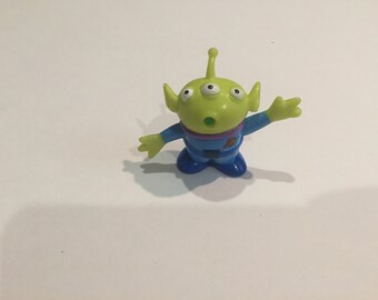 Vintage Disney Pixar Toy Story - PVC Figure - ALIEN - Rare Vintage Toy Story Cake Topper Figure 90's Lot 28