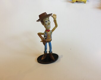 Vintage Disney Pixar Toy Story - PVC Figure - Sheriff Woody - Rare Vintage Toy Story Cake Topper Figure 90's lot 3
