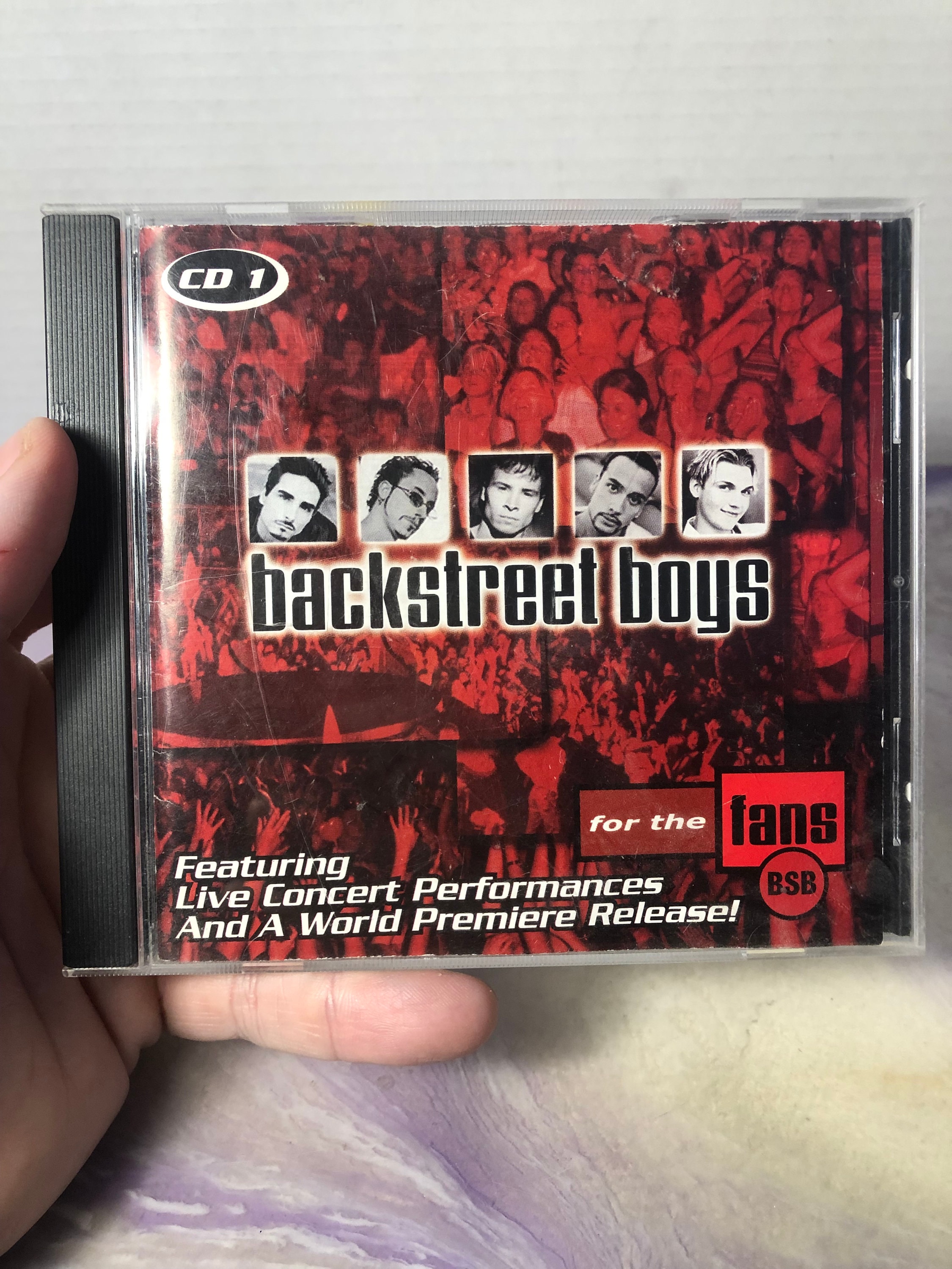 Vintage Backstreet Boys for the Fans Burger King Promo CD - Retro