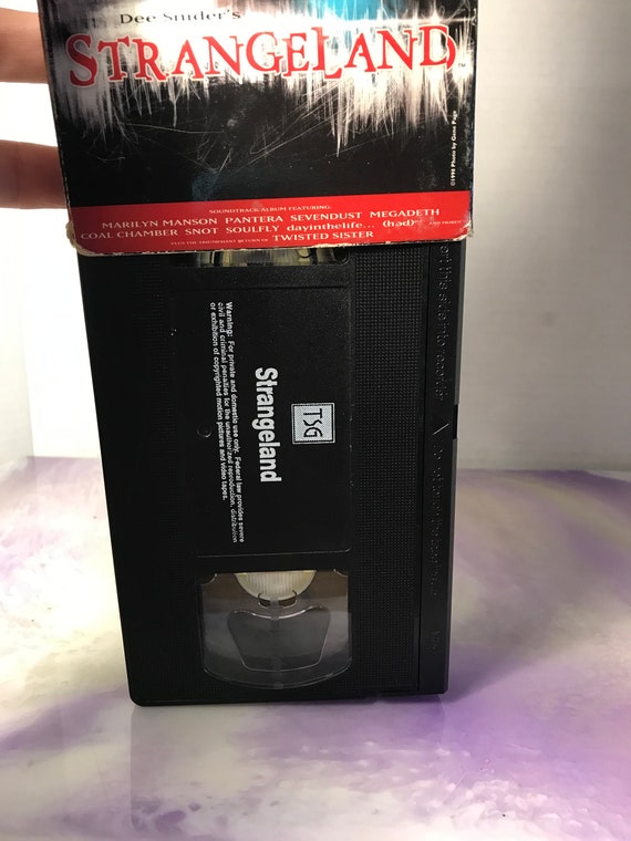 Vintage Dee Snider's - Strangeland VHS Movie Tape Video Vintage Dee Snider's - Strangeland VHS Movie Tape Video