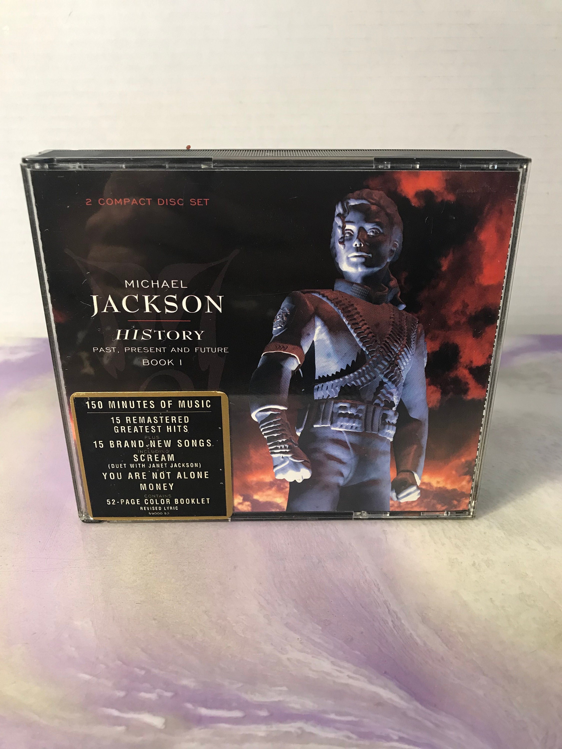Vintage Michael Jackson HISTORY Official Double CD: 1995 - Great