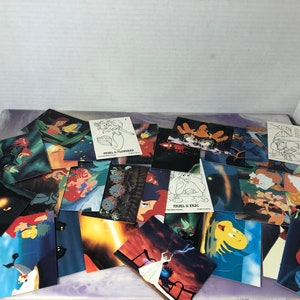 Vintage Disney The Little Mermaid Trading Cards 1990&#39;s Lot of 30 Cards - Rare 90&#39;s Nostalgia - Skybox Nostalgia