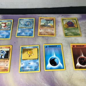 Vintage Pokemon Trading Card Gioco Base Set 2 Lotto Illimitato / Pokemon WOTC - Usato Giocato Con