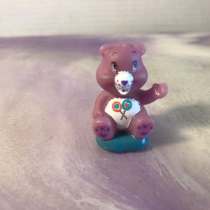 Vintage Care Bears Figure Share Bear Vintage Cake Topper! Used Played With Figure