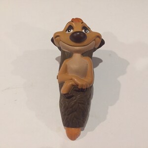 Vintage Mcdonalds Lion King TIMON Finger Puppet Toy, 4 1/2" Tall  - Disney Nosalgia