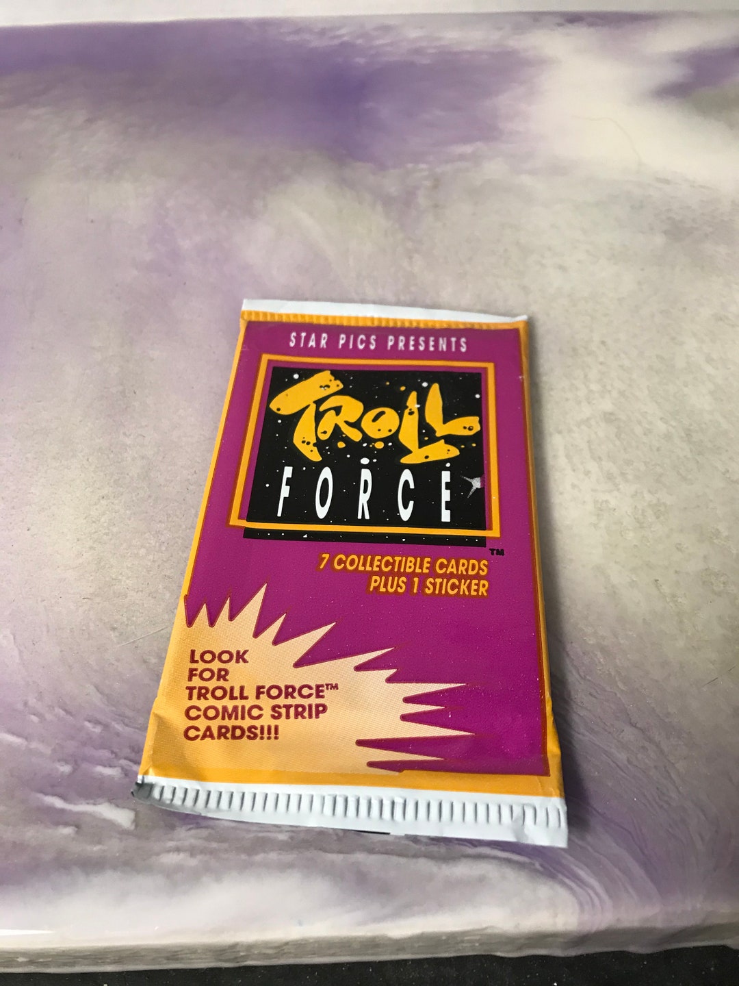 Vintage 1990's Troll Force Cartoon TV Show 1992 Trading Card Pack ...