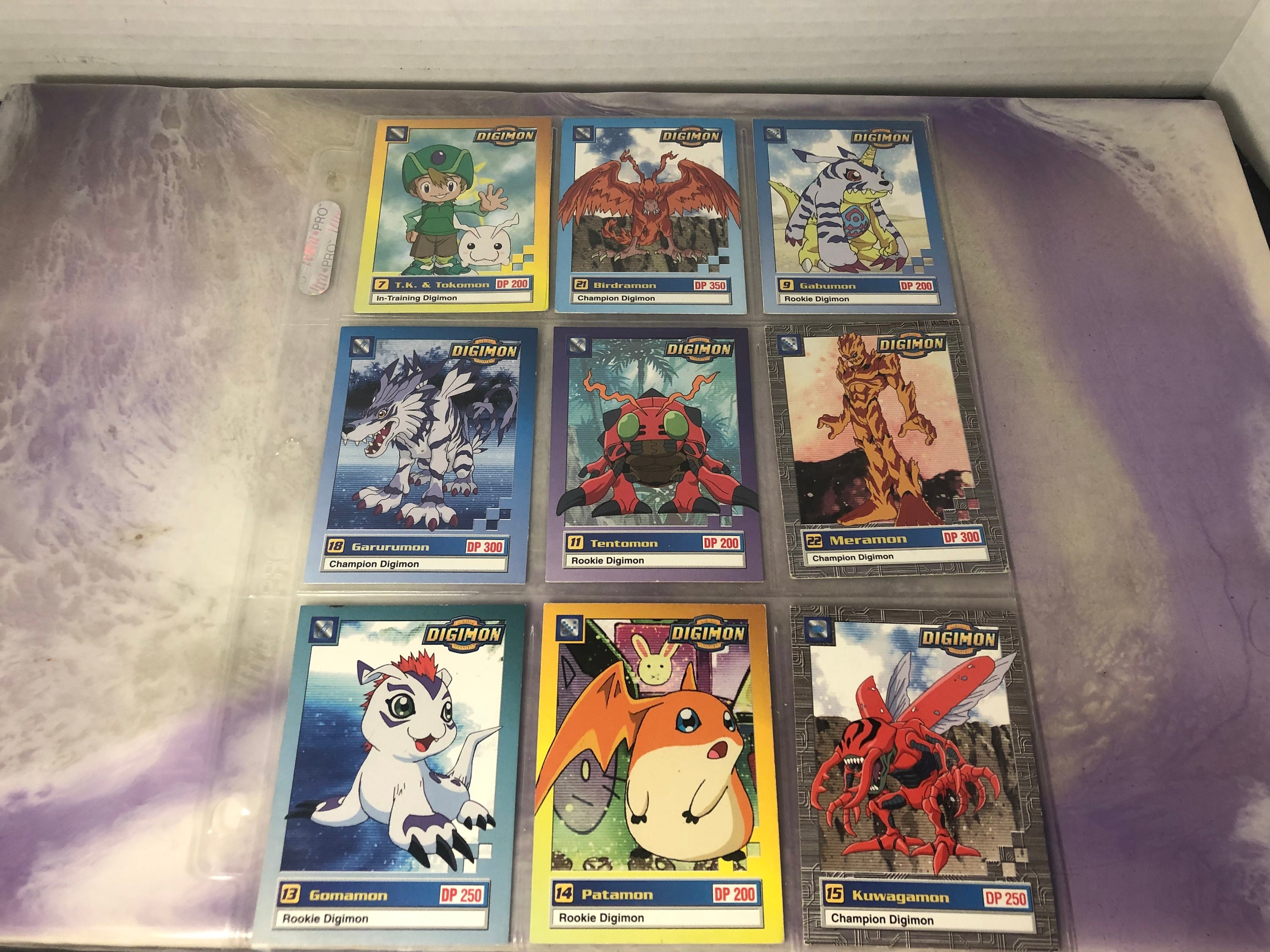 Vintage Digimon Trading Card Game Lot of 9 Cards 99-2000 Vintage Digimon Trading Card Game Lot of 9 Cards 99-2000