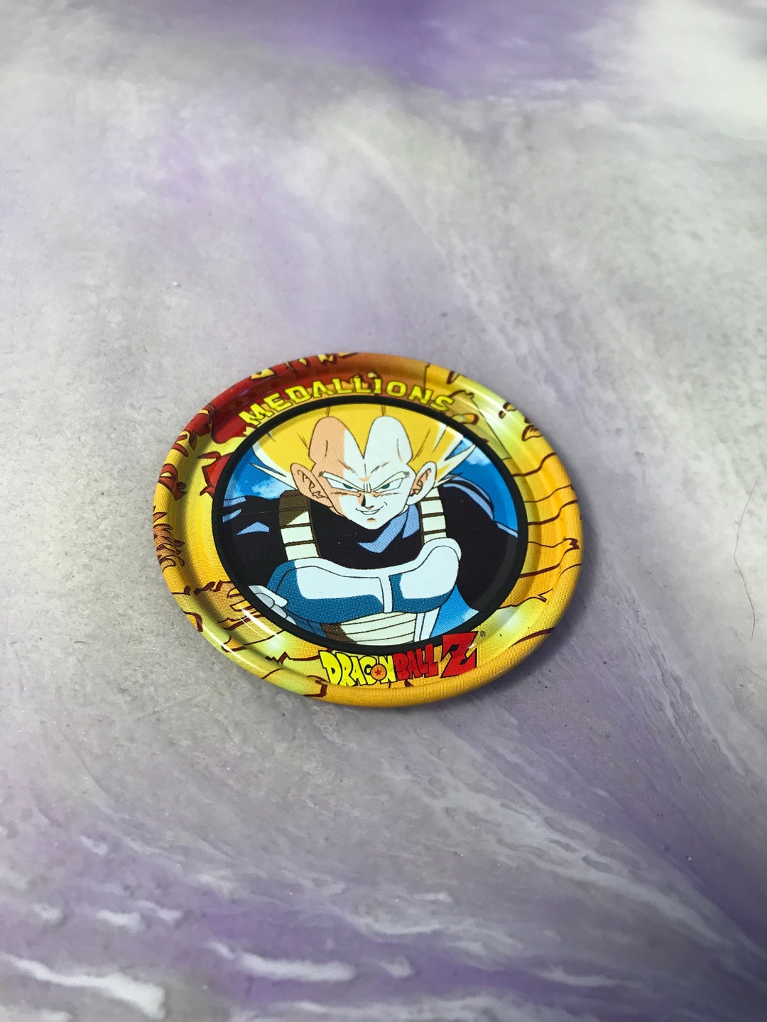 Vintage Dragon Ball Z Medallion - Android Saga VEGETA - Rare
