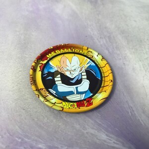 Vintage Dragon Ball Z-medaillon - Android Saga VEGETA - Zeldzaam vintage accessoire - Dragon Ball Z Nostalgia - DBZ