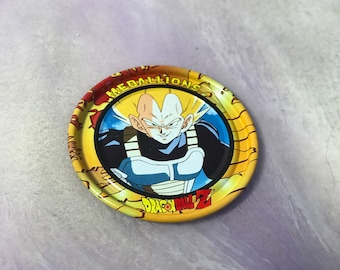 Vintage Dragon Ball Z Medallion - Android Saga VEGETA - Rare