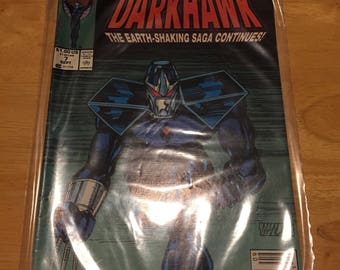Darkhawk #7 Marvel Comics 1991 Rare - Marvel Comics Vintage Comic Book