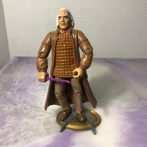 Vintage 90's Playmates Toys Star Trek Dr. Soong action Figure w/ Stand and Accessory  - Rare Vintage Star Trek Toy Figure