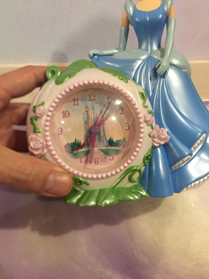 Vintage Disney Cinderella Coin Bank Piggy Bank Clock Vinyl Etsy