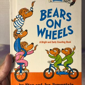 Vintage Berenstain Bären - Bären auf Rädern - Kinder Hardcover Buch - Vintage Buch