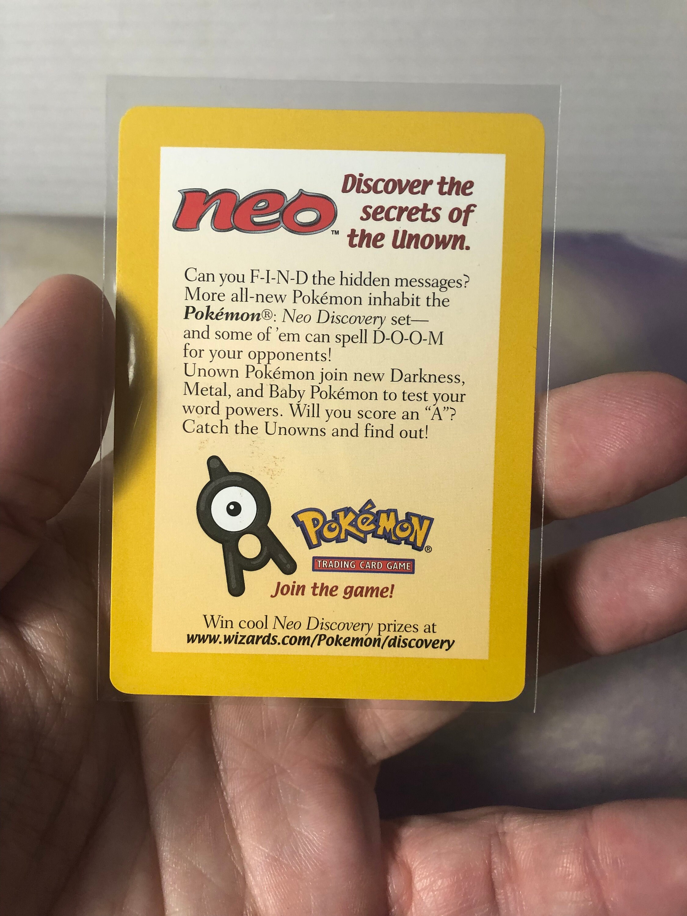 Pokemon Neo Discovery 1st edition Booster Box English Sealed