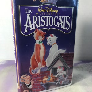 Vintage Aristocats Disney Masterpiece Clamshell - VHS - Awesome 90's Vintage Disney Movie