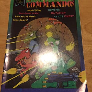 Vintage Blackthorne Publishing Chameleon Commandos #1 (1986) Vintage Rare Comic Book -DC Comics Rare