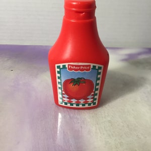 Vintage Fisher Price Fun With Food  Ketchup Bottle!   Rare Nostalgia 1990's Fisher Price