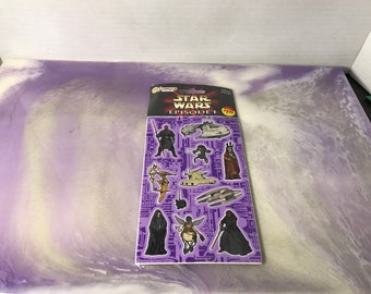 Star Wars Brand New in Pack Stickers Collectible Vintage 1998 Episode 1 Star Wars Vintage Collector Stickers