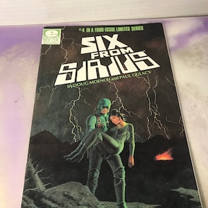 Epic Comics Six from Sirius #4 of 4 Mini Series (1990&#39;s) Vintage Rare Comic Book - Epic Comics