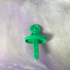 Vintage Ronald Mcdonald&#39;s Happy Meal Toy Green Ronald Mcdonald Popsicle Stick - Vintage Mcdonald&#39;s Nostalgia!