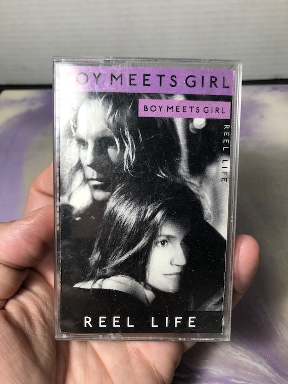 Boy Meets Girl Reel Life Cassette Tape Vintage Rock Album / Cassette Tape  80's Rock and Roll Music 