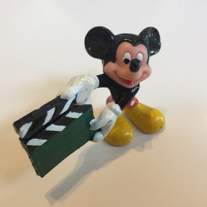 Vintage Disney Movie Director Mickey Mouse PVC Figure Toy/Cake Topper - Mickey Mouse!