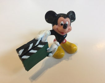 ヴィンテージ ディズニー映画監督ミッキーマウス PVC フィギュア おもちゃ/ケーキトッパー - ミッキーマウス!